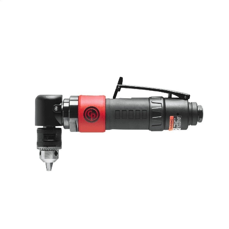 Angle Reversible Key Drill 3/8 IN Lock-off Throttle Jacobs Chuck Pneumatic Tool