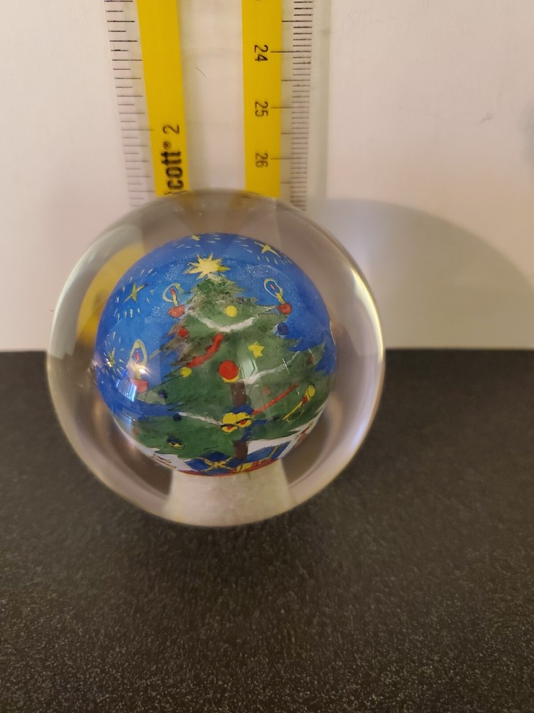 Vintage reverse hand-painted Ball