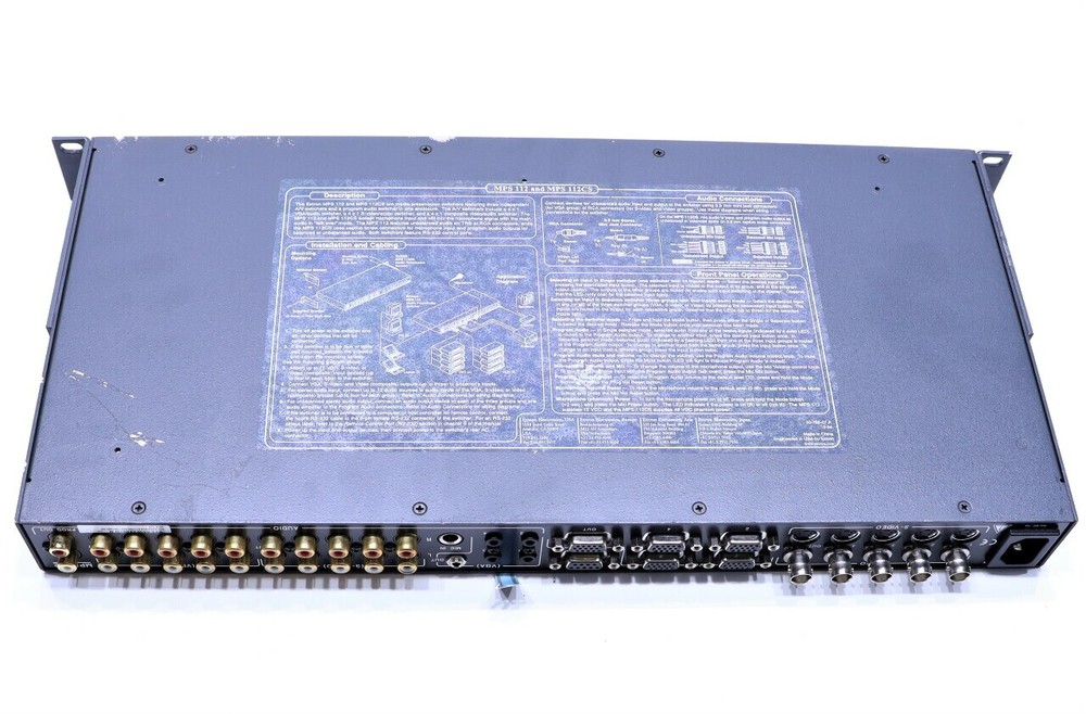 EXTRON MPS SERIES MEDIA PRESENTATION SWITCHER
