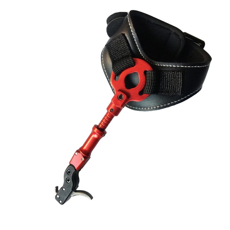Archery Compound Bow Release Caliper Aid Strap Shooting for Arrow Trigger Wristb