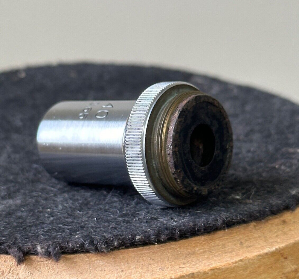 RUSSIA LOMO microscope USSR LENS 40 0.65 soviet lens optics microscope