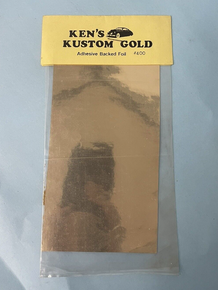 ken's kustom Gold #400 adhesive backed foil