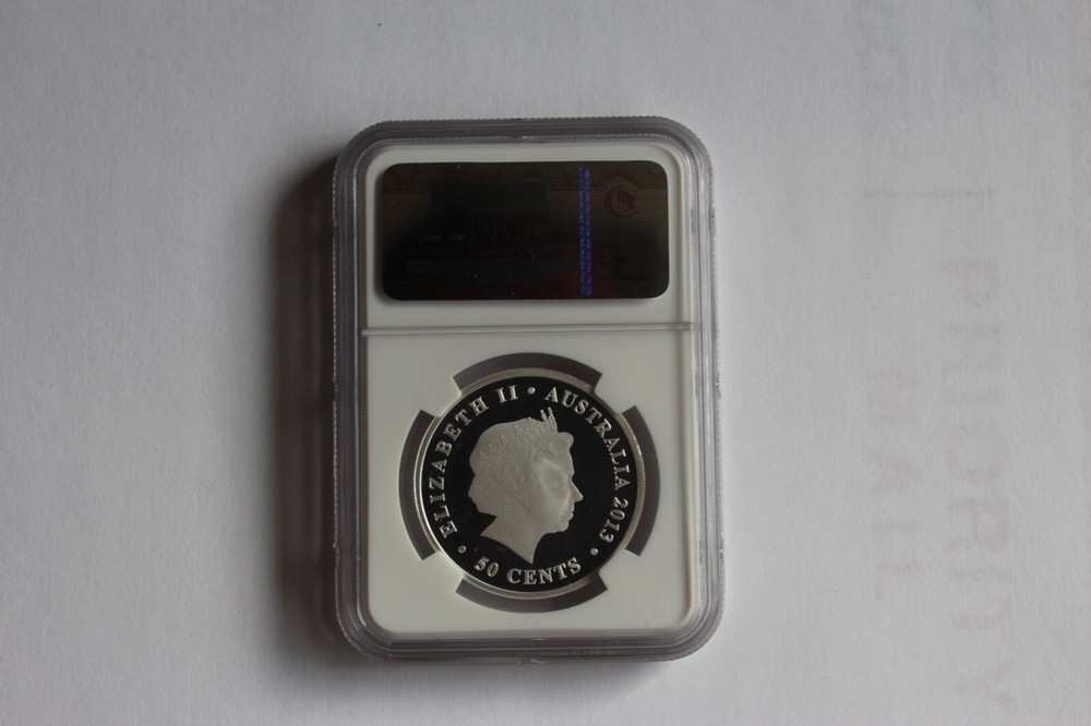 2013 AUSTRALIA 50 CENT SILVER PROOF COIN CHRISTMAS