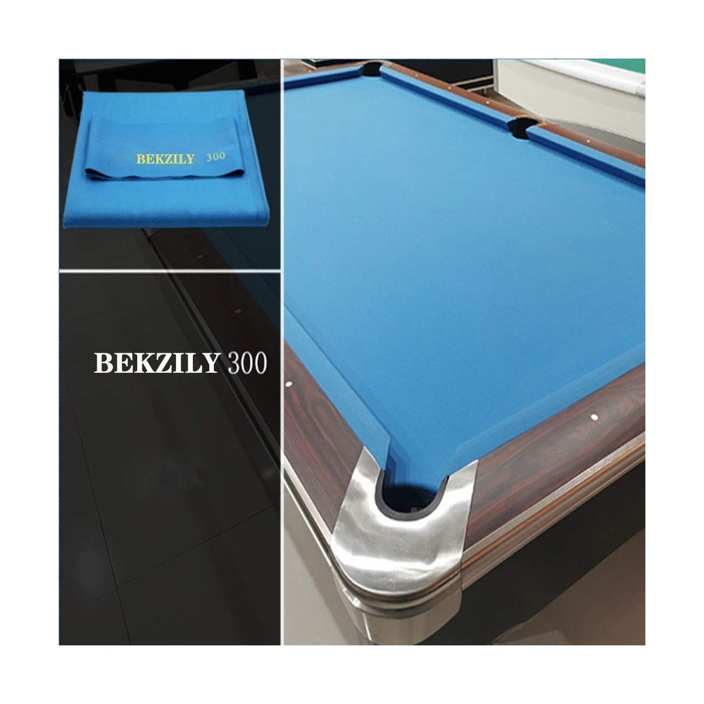 BEKZILY 300 Pool Table Cloth Set 9 ft 8ft Blue