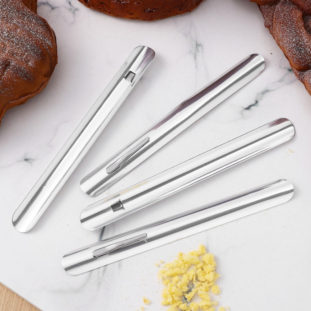 5PCS Stainless Crumb Scraper Counter Crumb Scraper Restaurant Crumb Sweeper