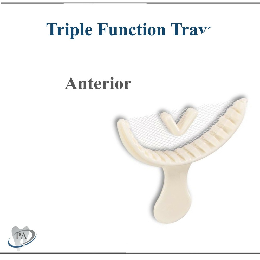 Dental Impression Bite Registration Trays Triple Function Tray Choose Size & Qty