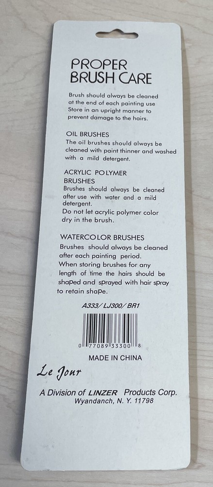 Le Jour 3PC Art Brush Set, A333