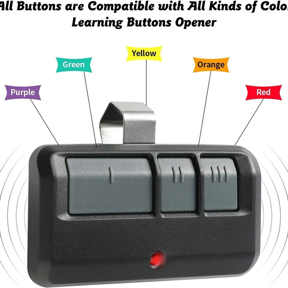 For LiftMaster 893LM 3 Button Garage Door Opener Remote Control Replacement