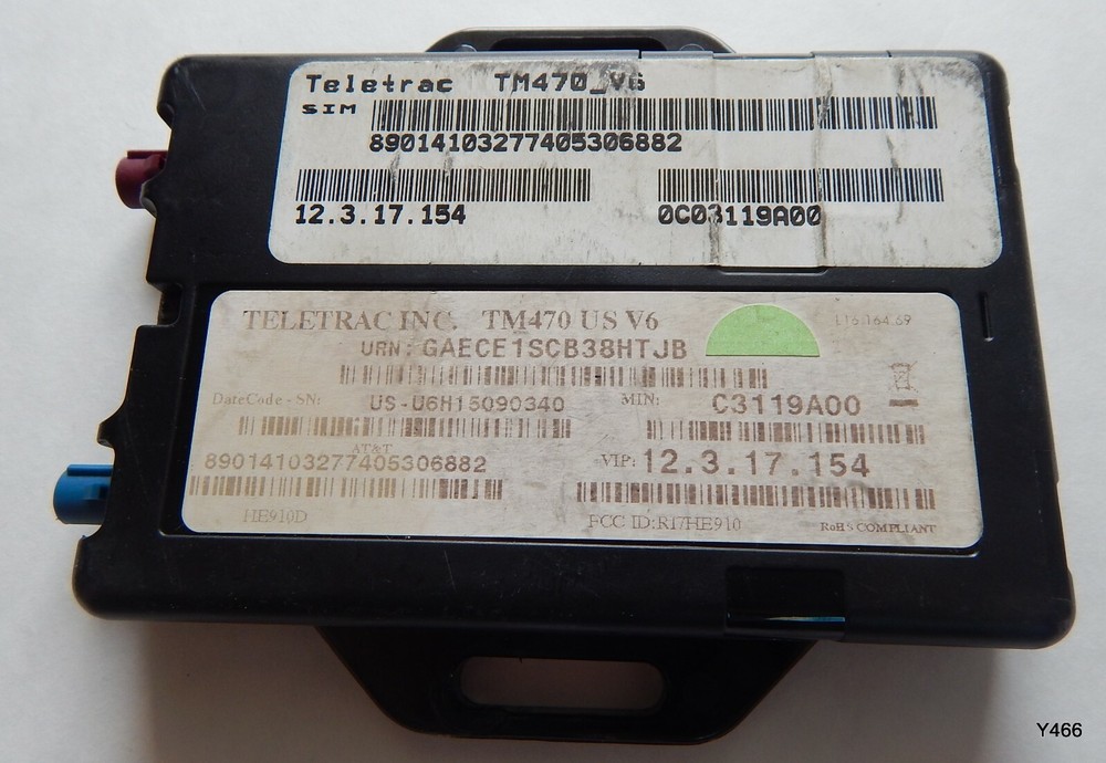 Teletrac Prism 470 GPS Transmitter / Electronic Logging Device (PN TM470_V6)