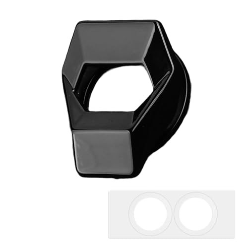 1 Pc Car Engine Start Stop Button Cover Push to Start Button Ignition Black