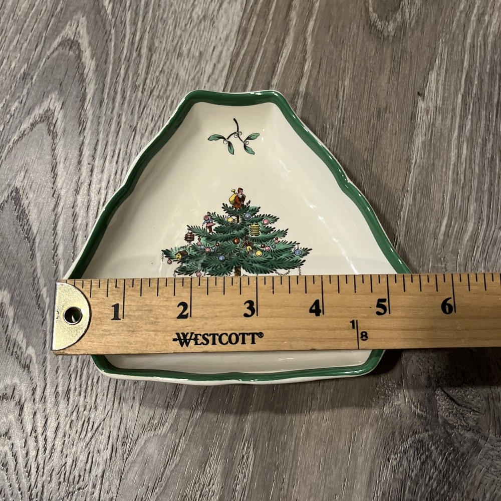 Spode Christmas Tree England Dish Candy Nuts Trinket 53324K