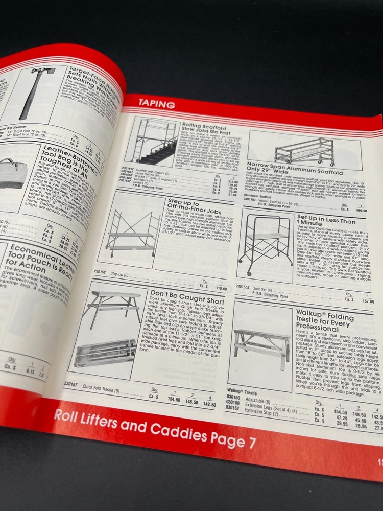 Vintage Ames Quality Tools 1981 Contractor Catalog Handyman Carpenter Tools