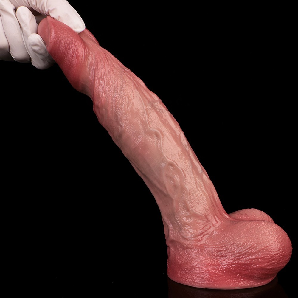 Liquid Silicone Realistic Huge Dildo Cock Suction Cup Women Sex Toys Thick Dong