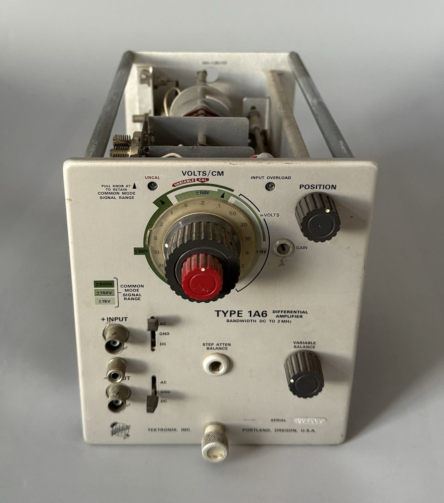 Untested — Tektronix 1A6 Differential Amplifier Plug-In — See Description