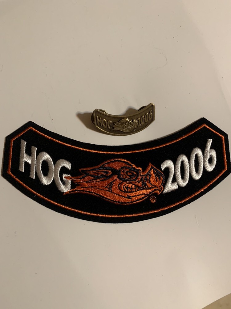 Harley Davidson HOG 2006  Patch & Pin Set