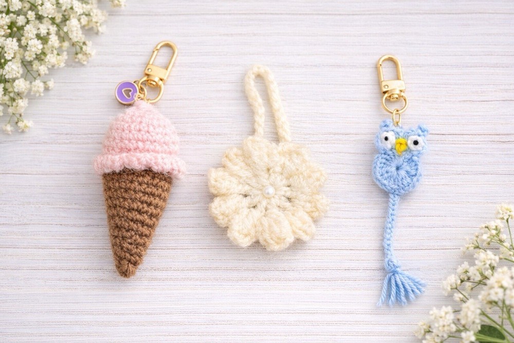 Crochet Bookmarks And Keychains