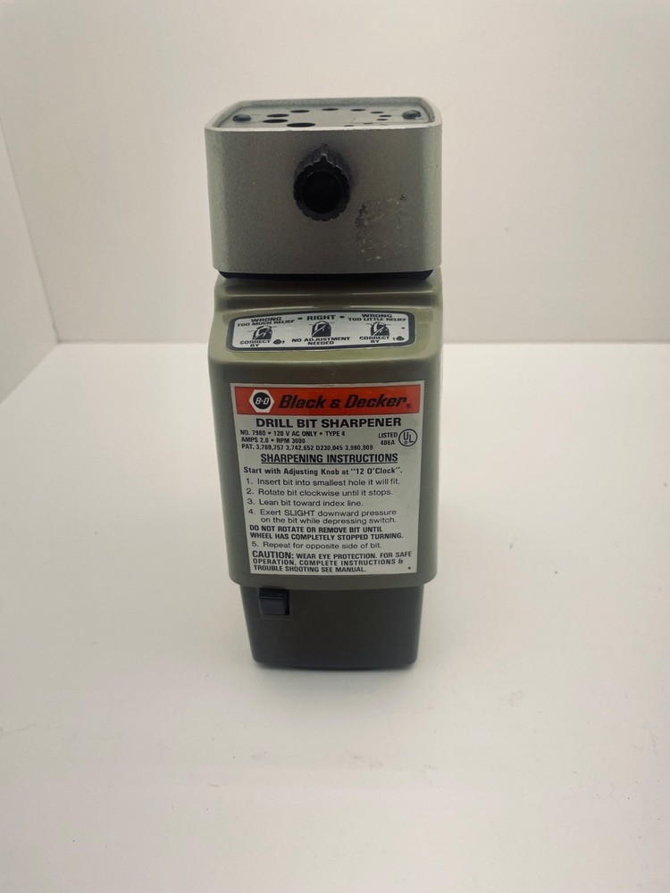 Black & Decker Drill Bit Sharpener No.7980