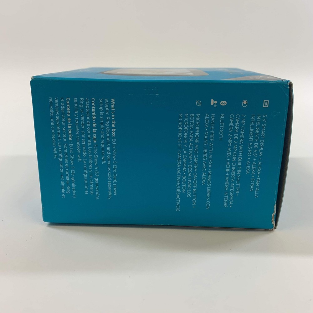 New Amazon Echo Show 5 3rd Gen Smart Display Black