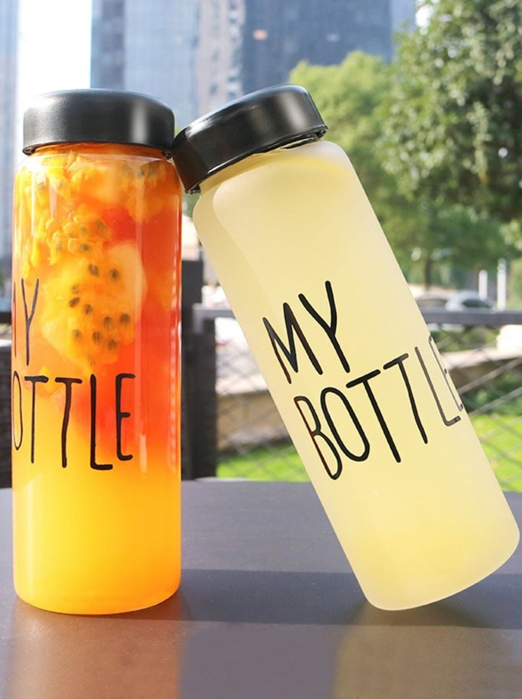 Slogan Graphic Water Bottle