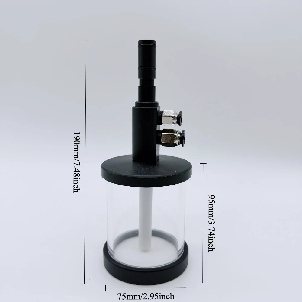 Replacement Powder Testing Cup Unit Barrel Hopper for Manual Coating Gun