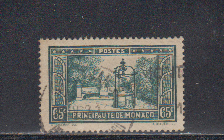 MONACO :  1932/37 - USED  - SCOTT #  117