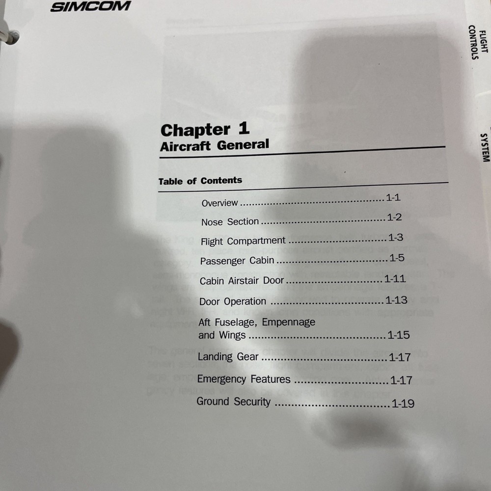 Simcom King Air F90 Reference Manual