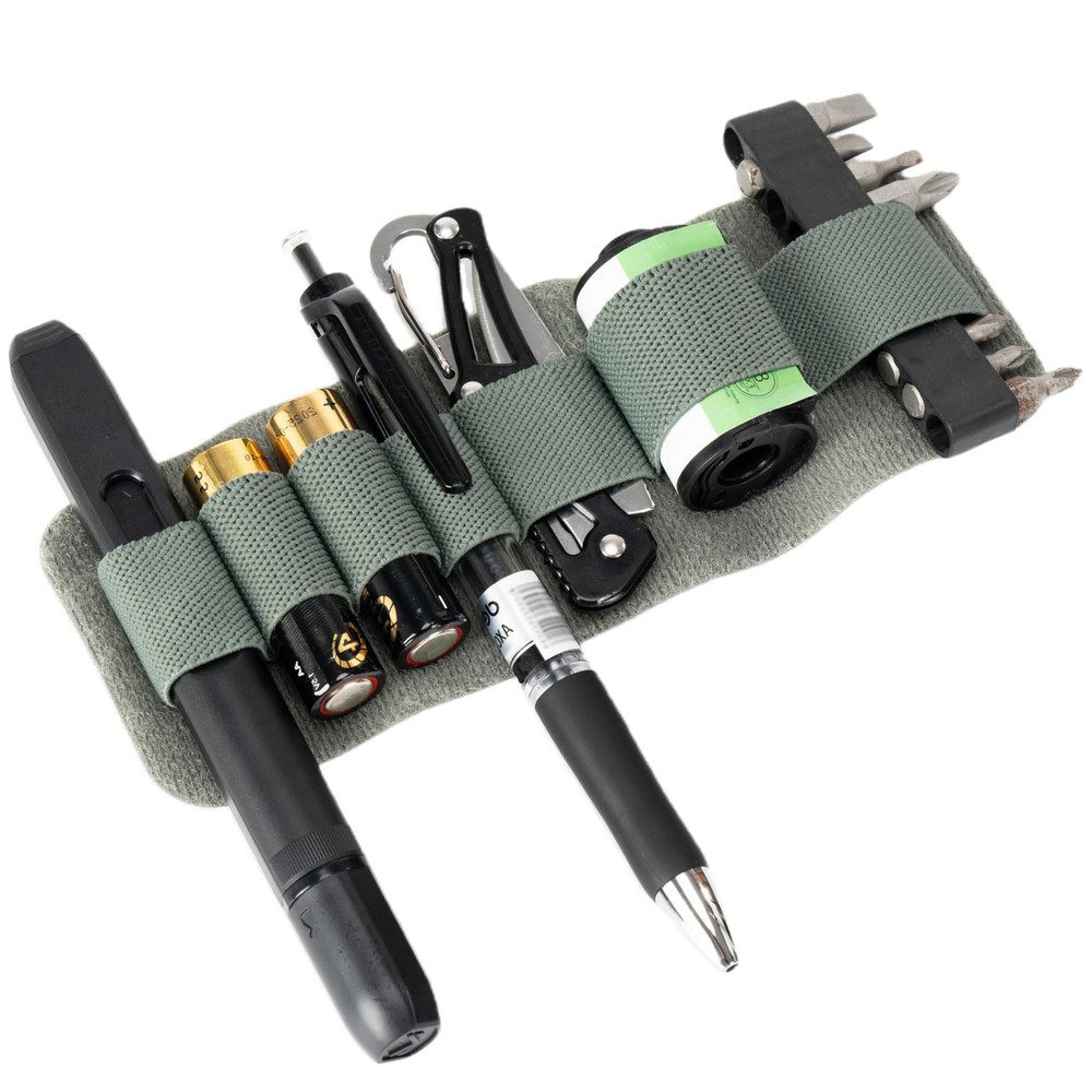 Modular Kit Organizer Panel for Tools & Pens, EDC Hook and Loop Attachment fo...