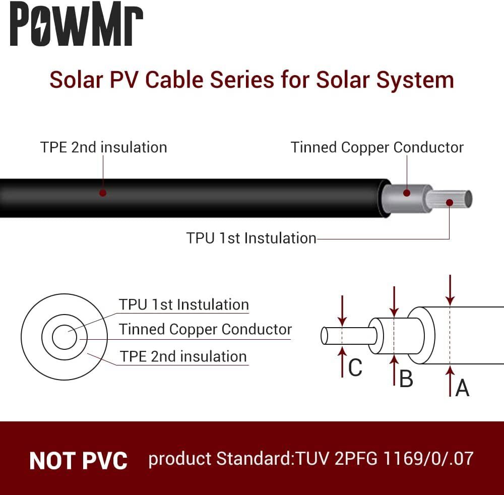 Solar Connectors Y Branch Parallel Adapter Cable Wire Plug Tool for Solar Panel