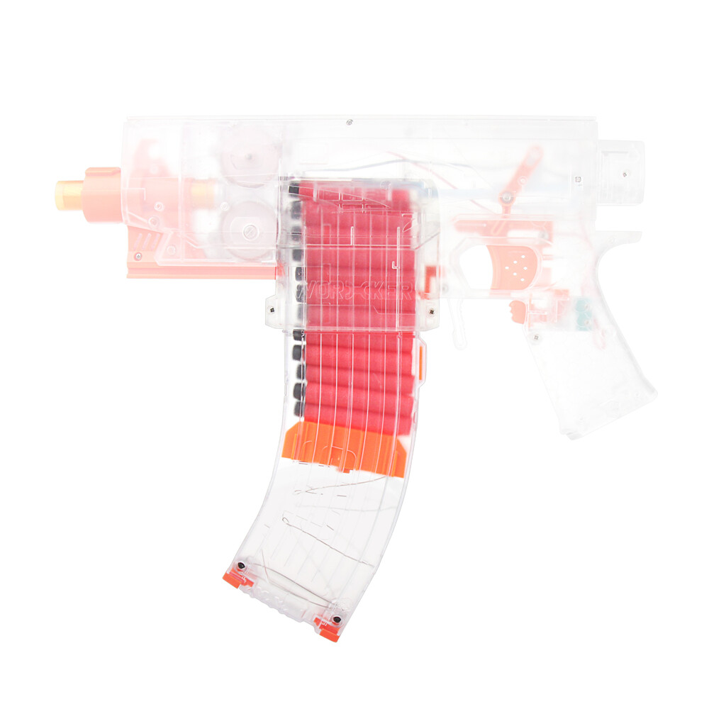 Workermod Long Darts Full Size Foam with Rubber Tip Red for Stryfe Refill Toy