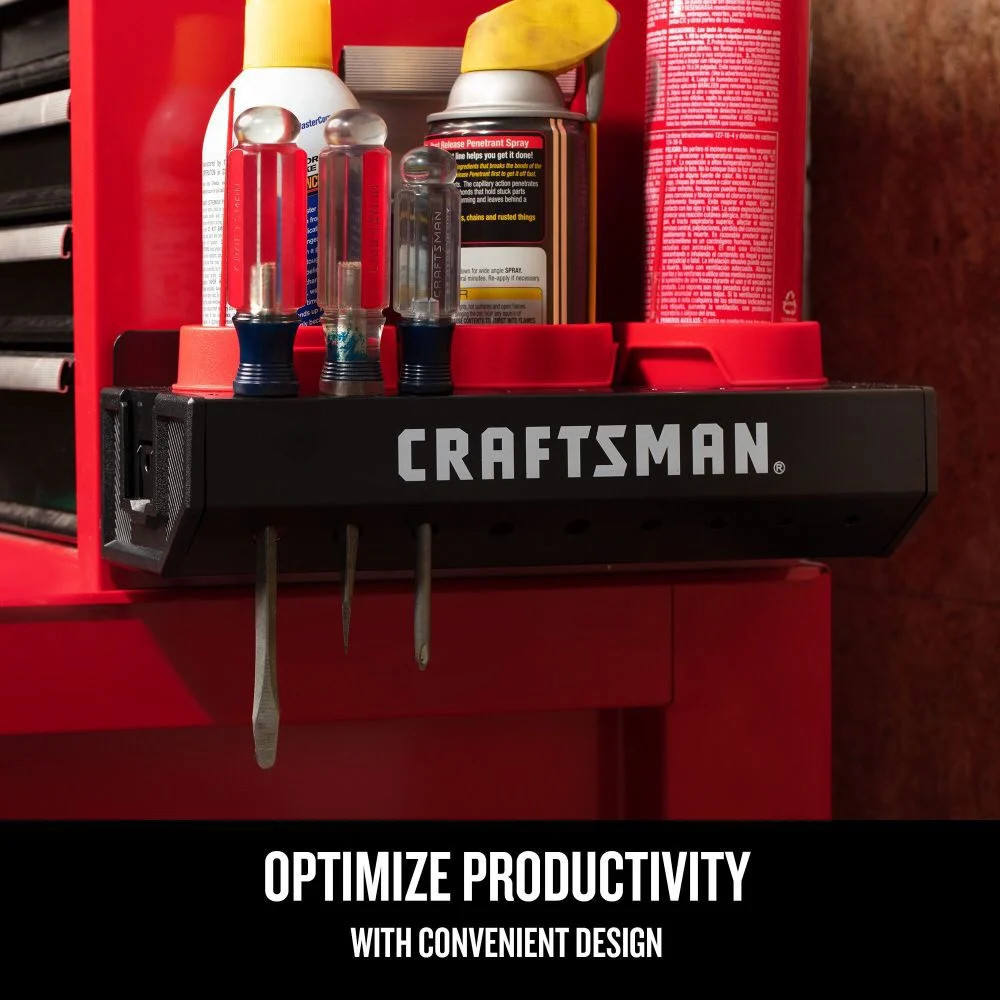 Craftsman Magnetic Spray Can Shelf