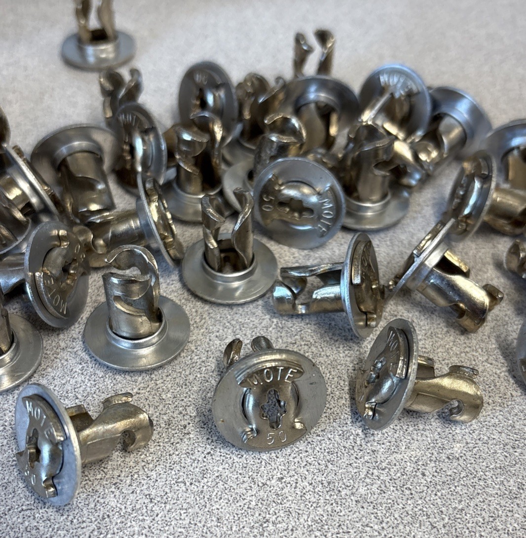 MOTE Lightweight / Trick 2 Piece Dzus Button / Quarter Turn Fasteners- Lot of 50
