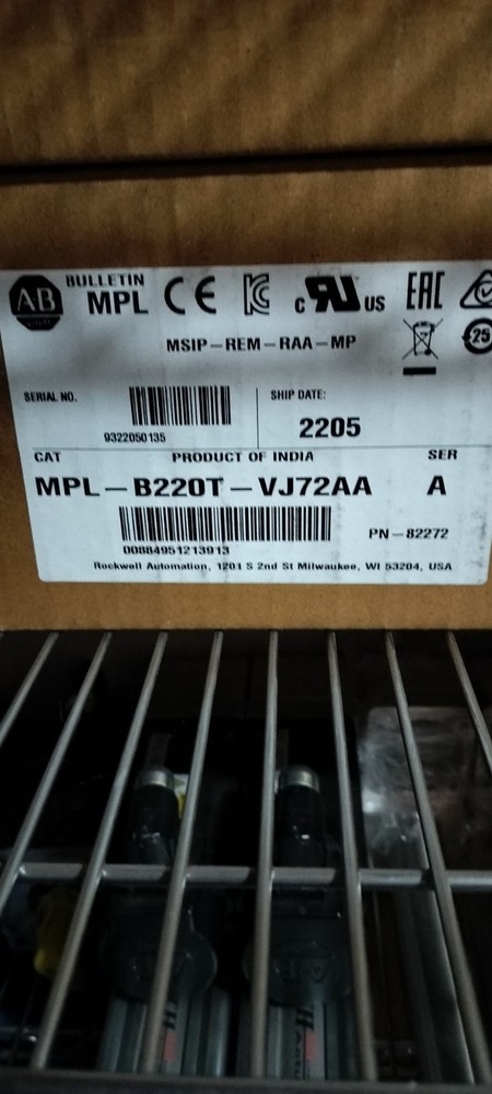 MPL-B220T-VJ72AA Servo Motor