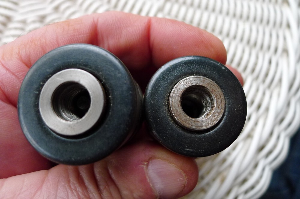 2 DRILL CHUCKS, 3/8" JACOBS & CRAFTSMAN 3/8 - 24 THREAD