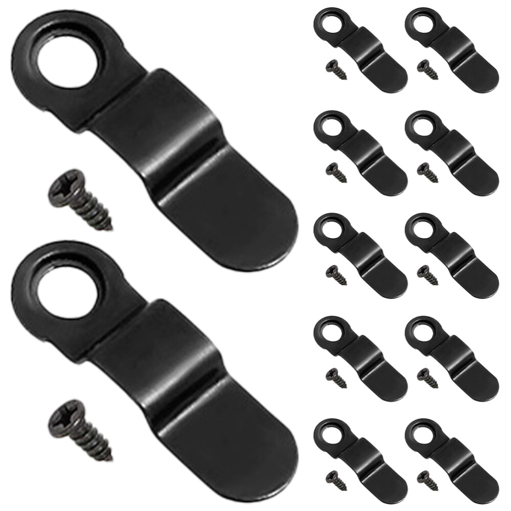 100PCS Black Photo Frame Rotating Clips Backboard Buckles