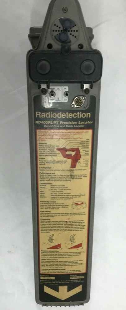 Radiodetection RD400PL with RD400 SDTx Transmitter Cable and Pipe Locator
