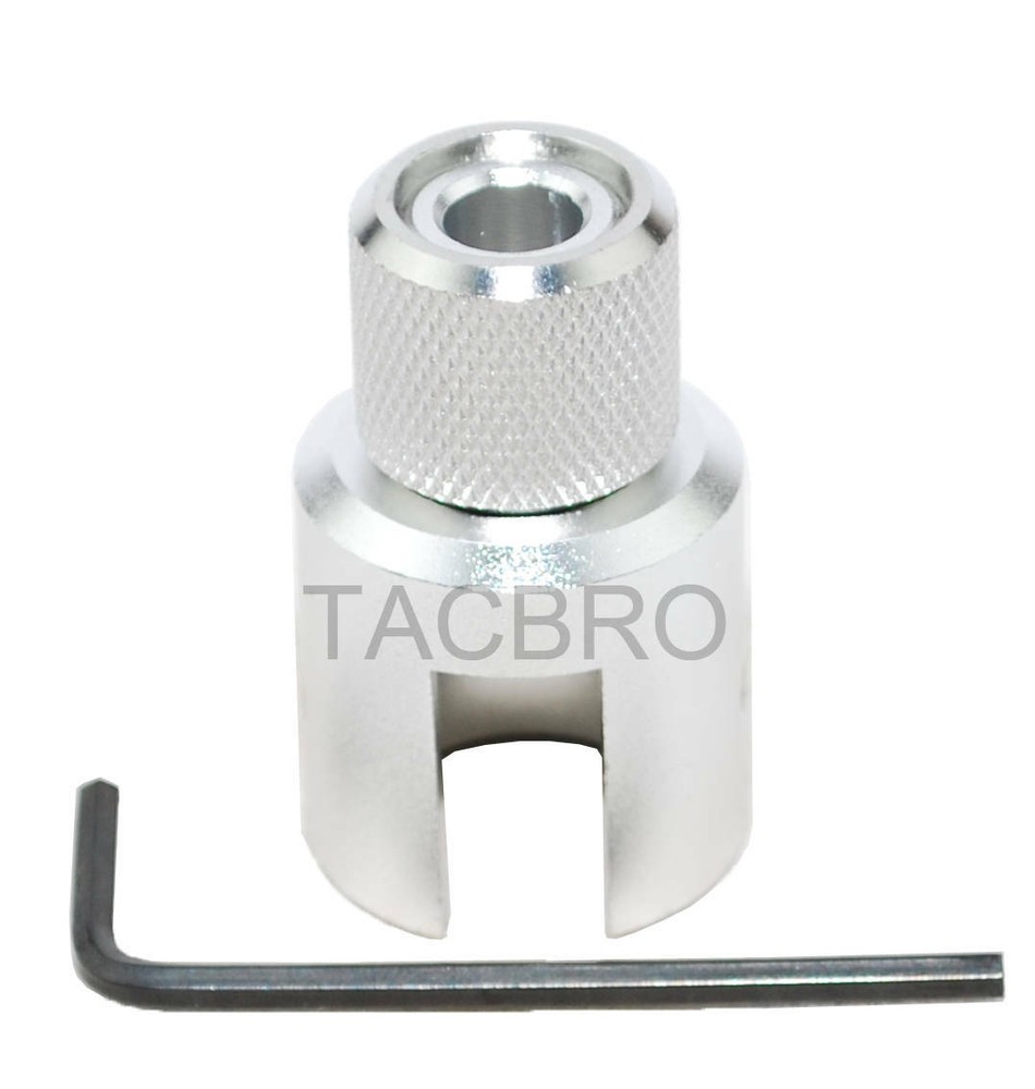 Anodized Silver Ruger 1022 1/2x28 Muzzle Adapter Set