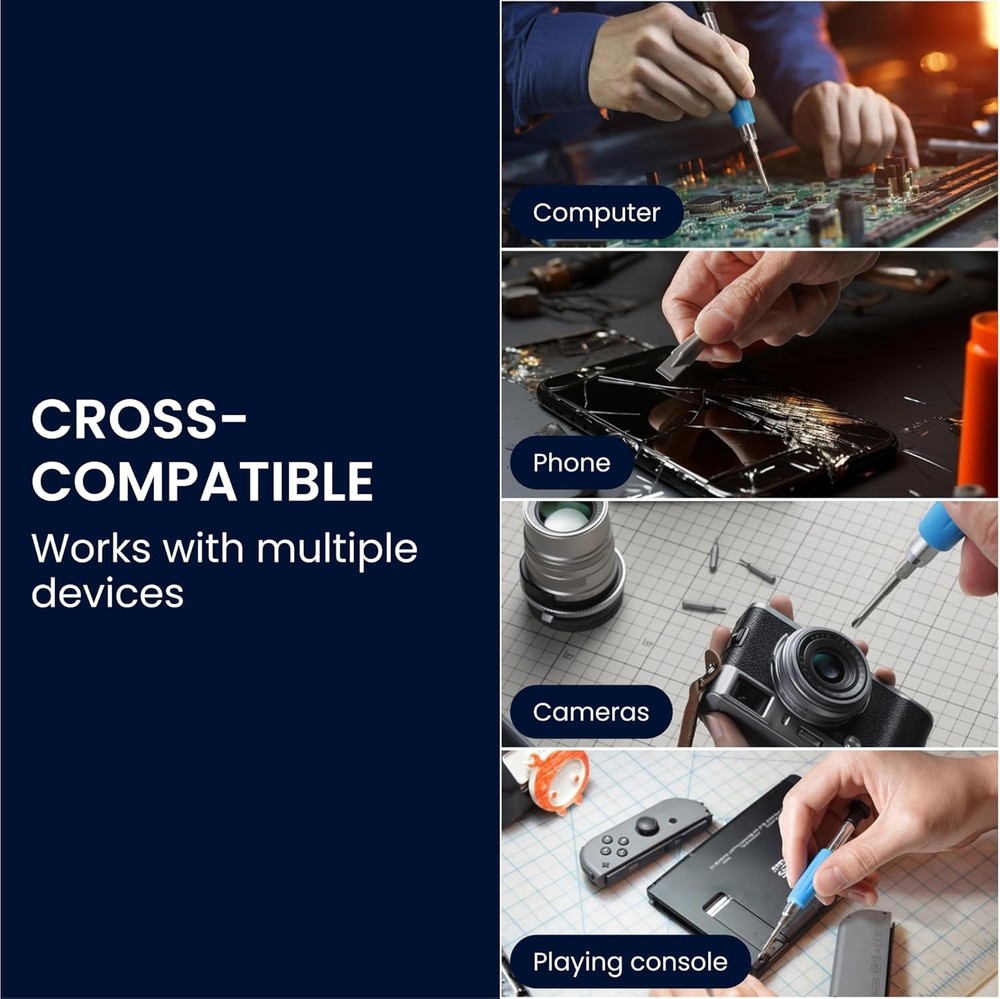 Professional Multi-Console Toolkit T6/T8 Torx + PH00 Phillips PS4/Xbox Console