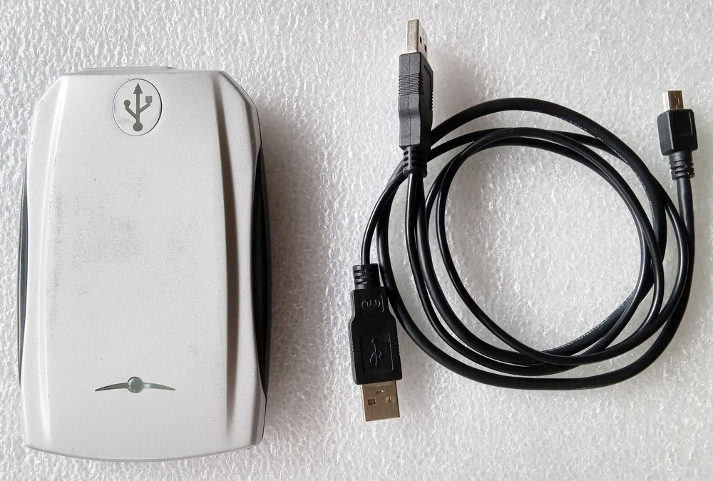 VINTAGE SmartDisk FireLite Portable Hard Drive with USB cable, 60GB