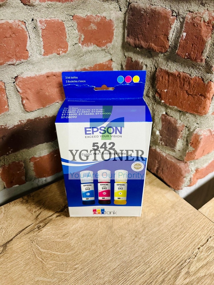 Epson 542 Ink Bottle 3 Pack CMY