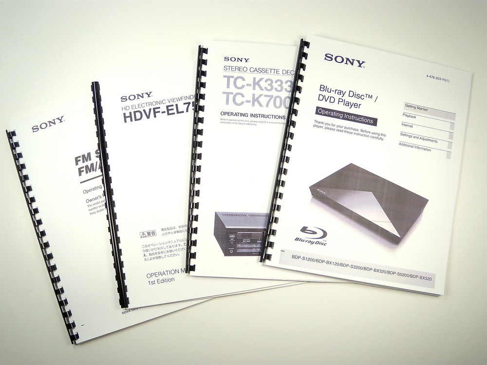 Sony RDR-VX555 VCR/DVD Owners Instruction Manual