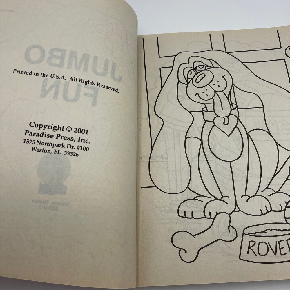 Jumbo Fun Coloring Book Coloring & Activity Book 2001
