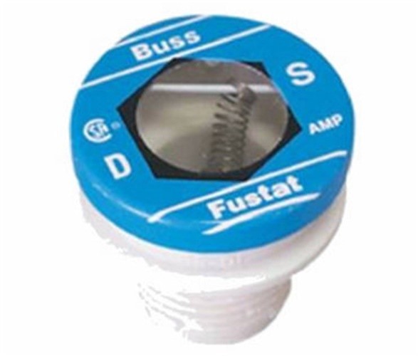 Bussmann 20 amps Dual Element Tamper Proof Plug 4 pk