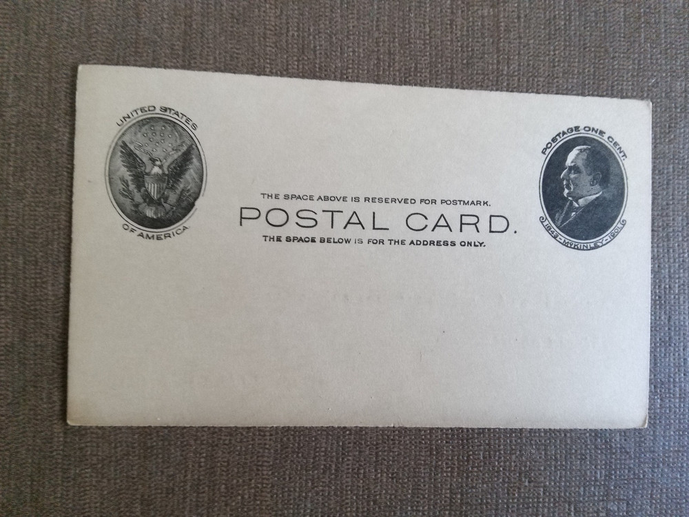 US Postal Cards c. 1885 - 1935
