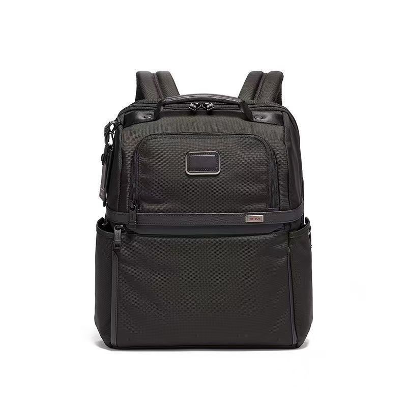 Tumi Alpha 3 BLACK Backpack Business Black Nylon Leather Outlet 2603581D3