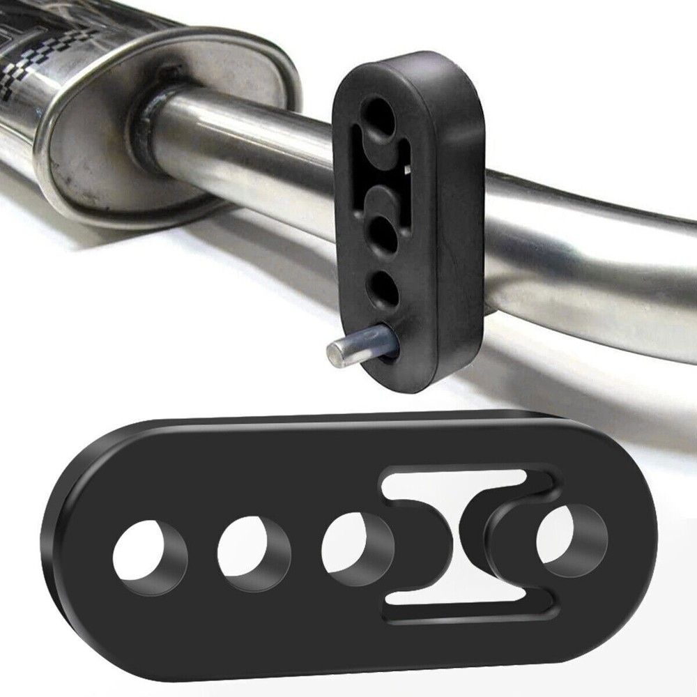 Performance Polyurethane Rubber Exhaust Hangers Adjustable Muffler Universal 4Pc