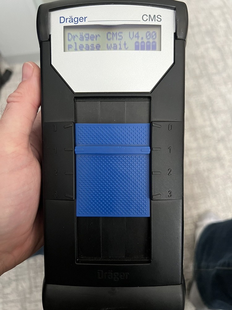 Dräger CMS Analyzer Chip Measurement System Gas Detector + CMS Analyzer