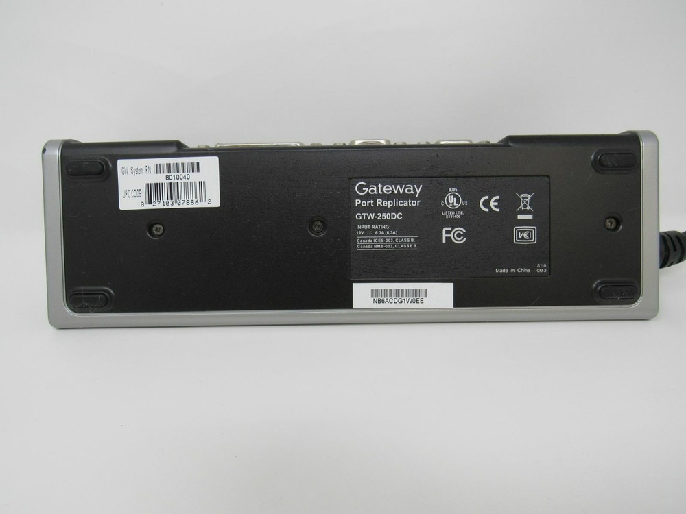 Gateway Docking station Port Replicator GTW-250DC