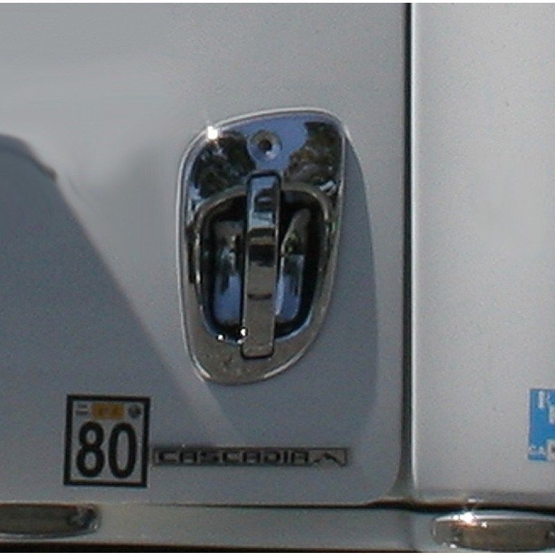 Set x 2 Freightliner Exterior Door Handle Chrome Cover Cascadia , M2 42093 42094