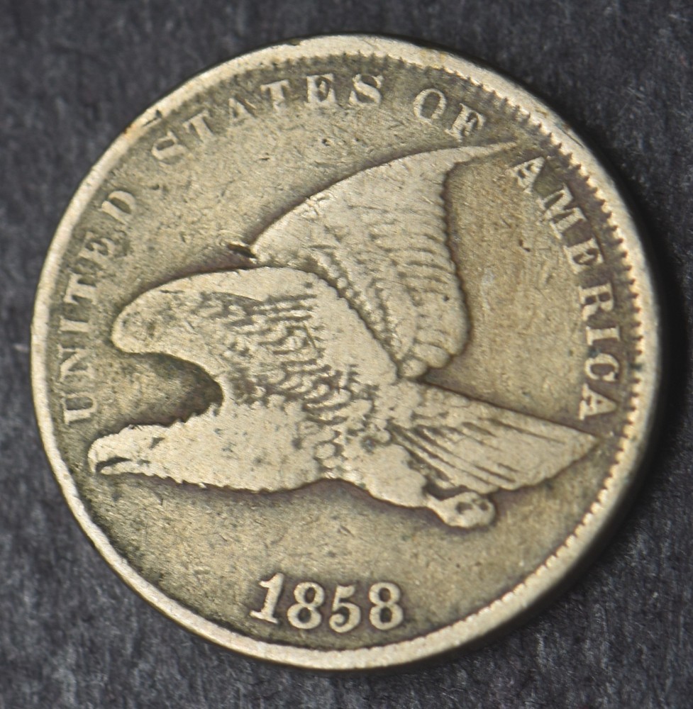 1858 "Small Letters" Flying Eagle Cent 1C [COINGIANTS]