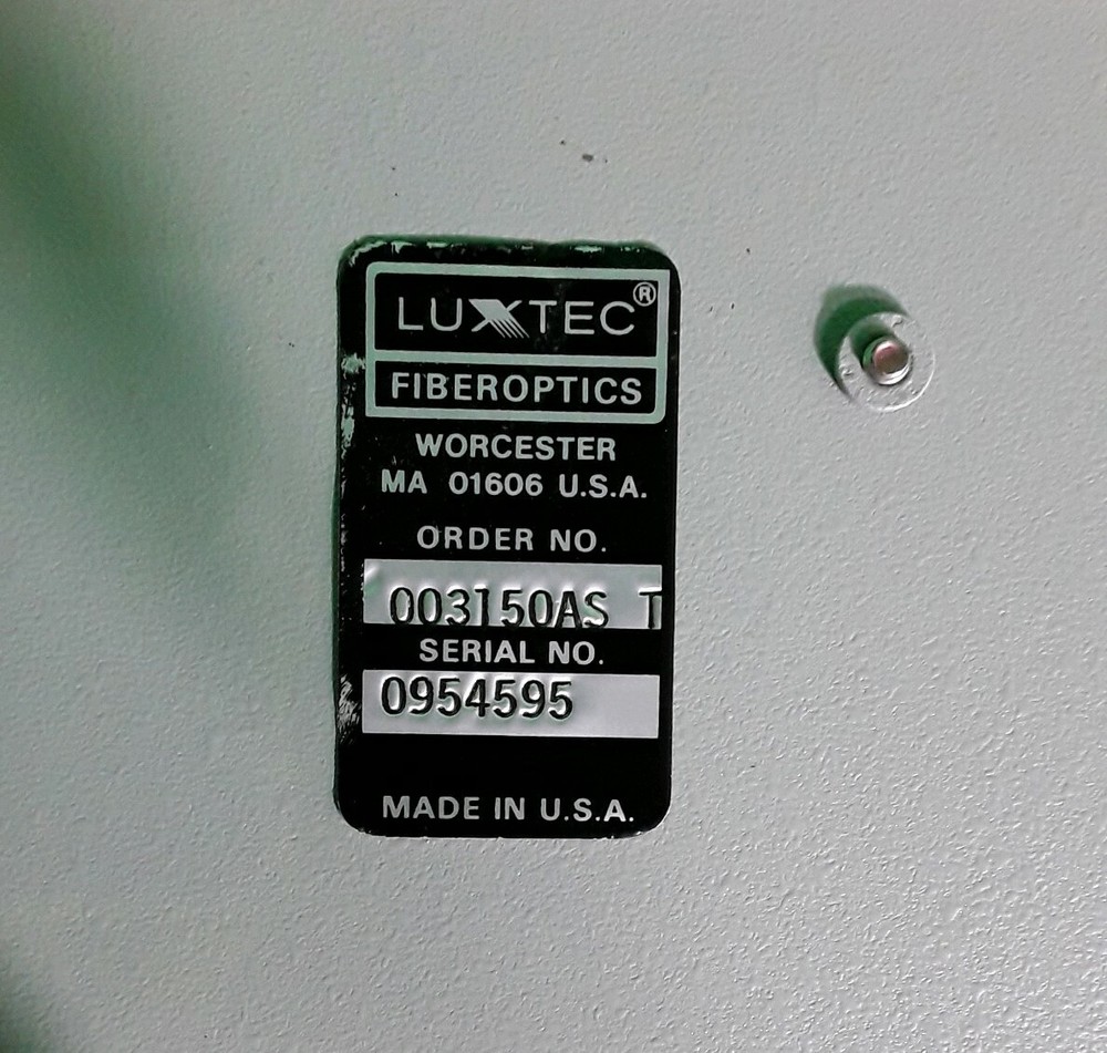 Luxtec Series 3000 Light Source Model 3150AS w/ Stand B3b